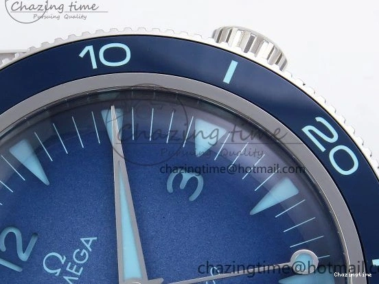 0101 Seamaster 300 Heritage VSF 1:1 Best Edition Blue Dial on SS Bracelet A8912 Super Clone Packable 7716